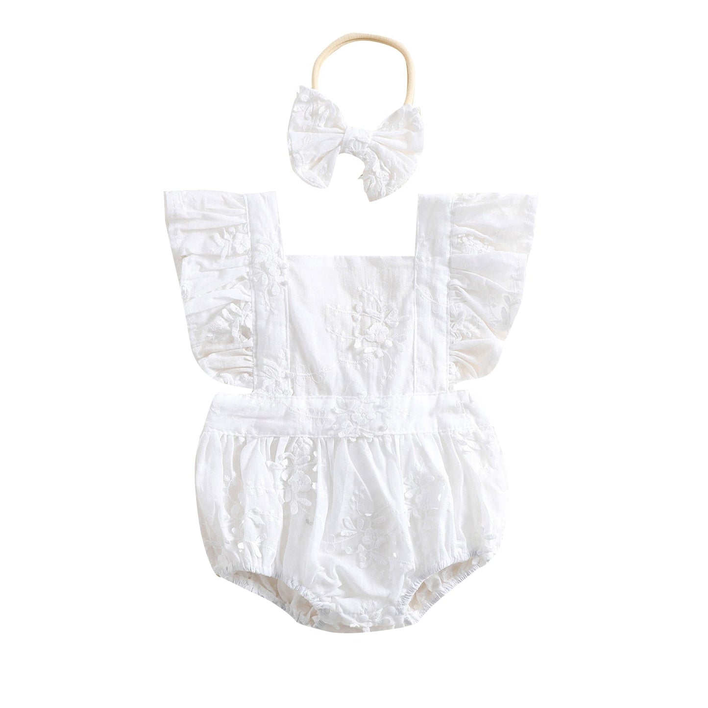 Body infantil floral + fajín