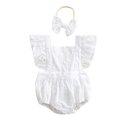 Body infantil floral + fajín