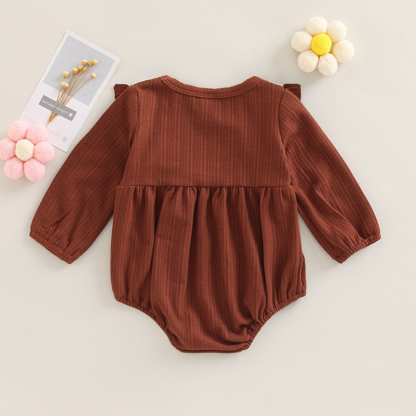 Body infantil marrón