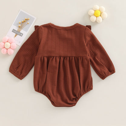 Body infantil marrón