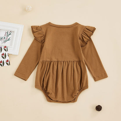 Body infantil marrón