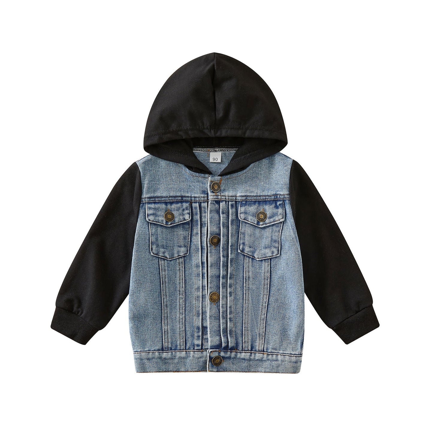 Botones de blusa infantil con capucha
