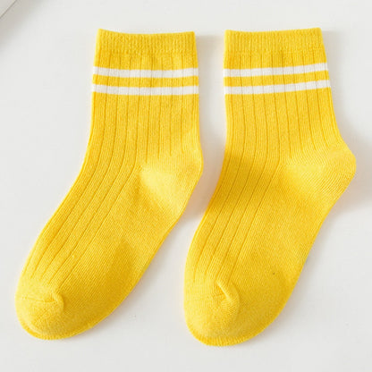 Calcetín de rayas para niños