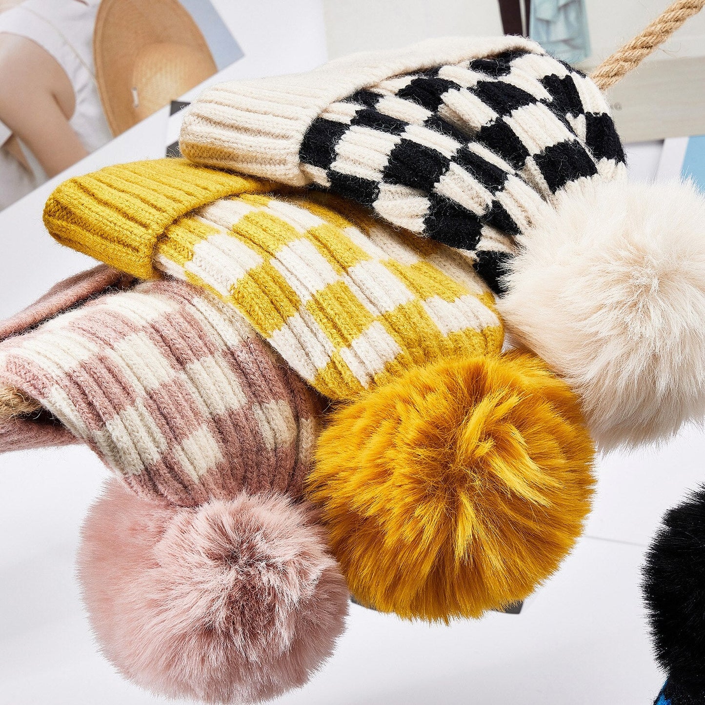 Gorra de ajedrez para niños