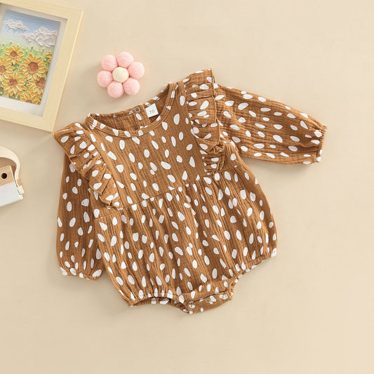 Body infantil marrón