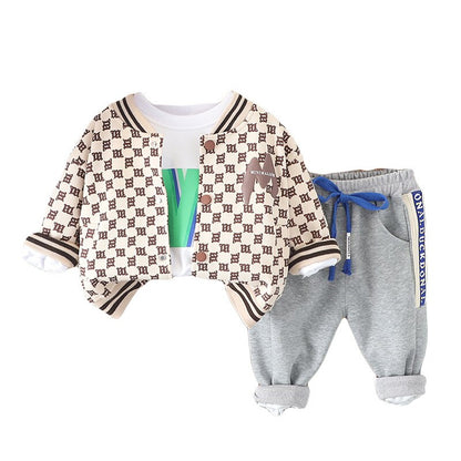 Conjunto de sudadera de béisbol para niños