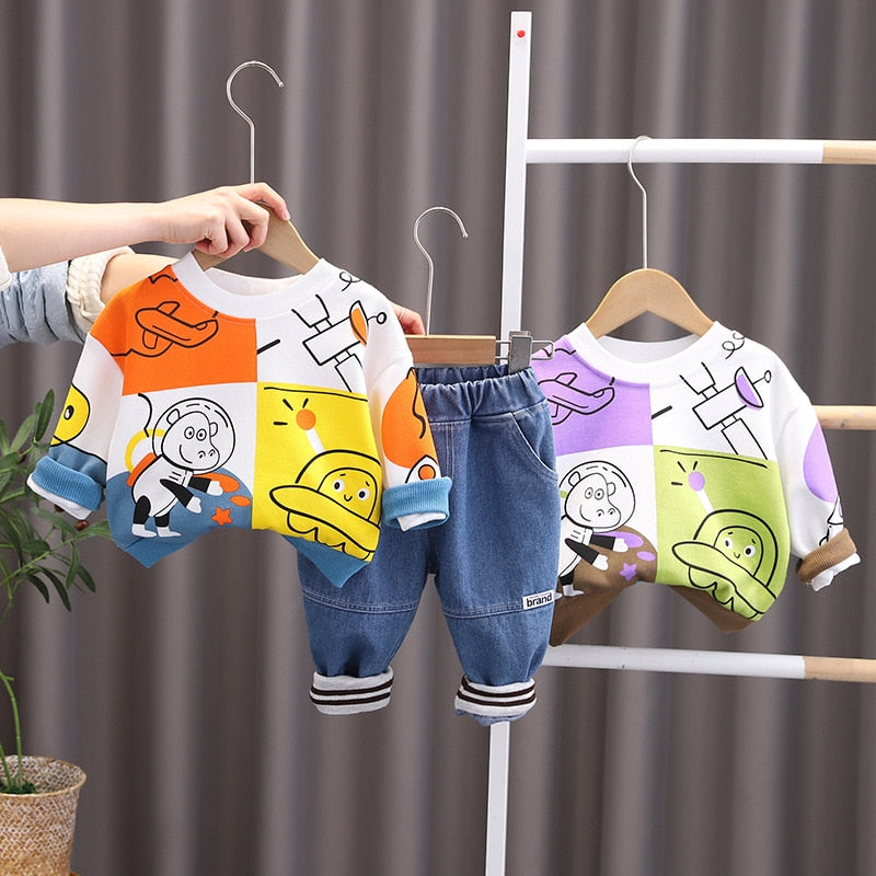 Conjunto de blusa infantil Colores