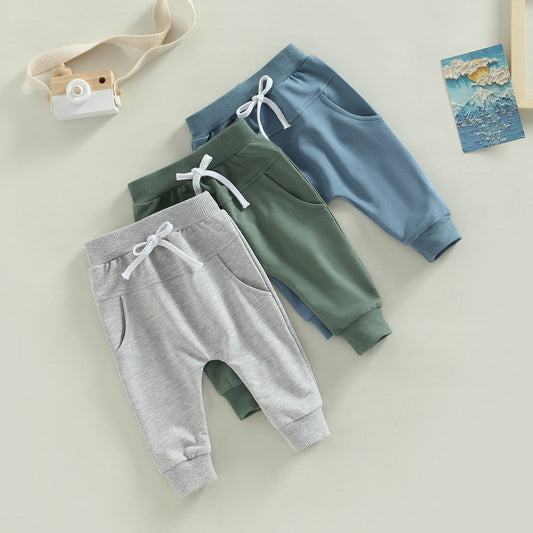 Pantalones deportivos para bebés, niños y niñas