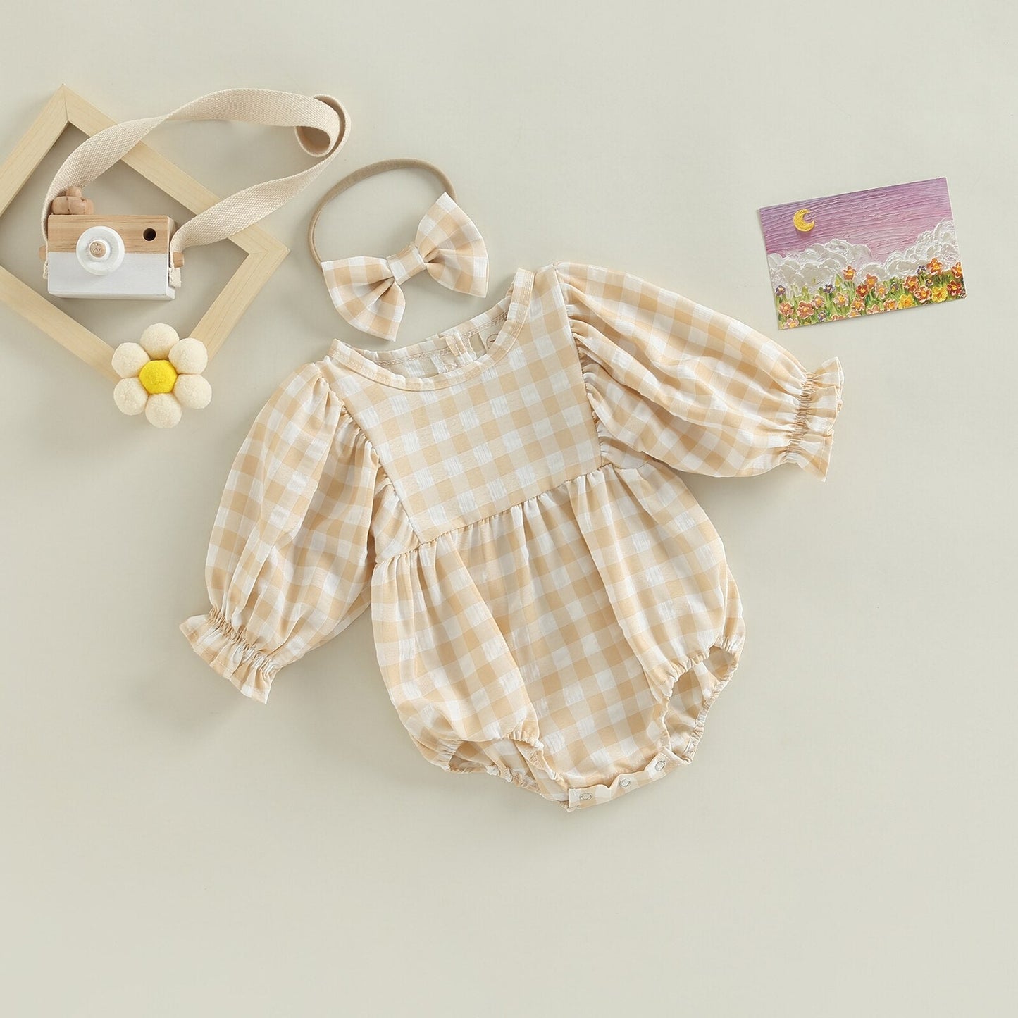 Body infantil de ajedrez + diadema