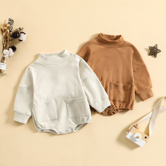 Body infantil de cuello alto 