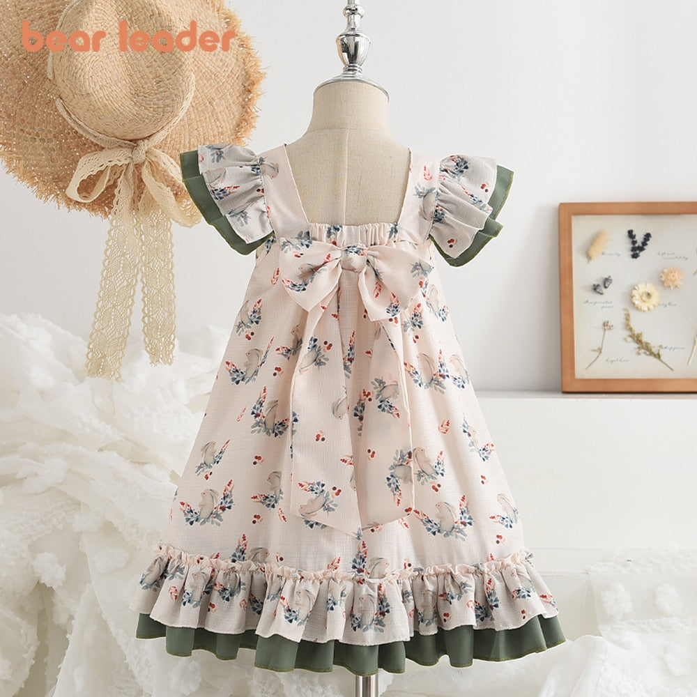 Vestido elegante con lazo