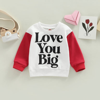 Body infantil con mangas rojas