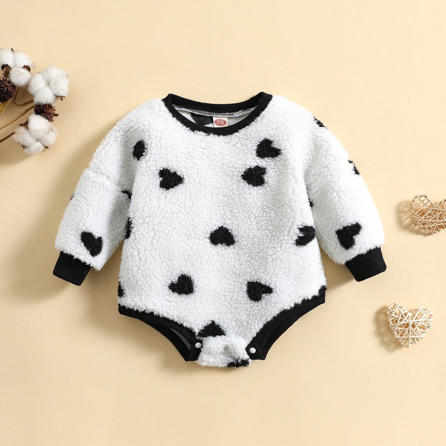 Body infantil Corazones