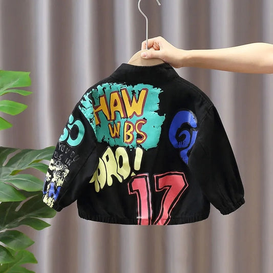 Chaqueta vaquera para niño, primavera y otoño, nueva chaqueta para niño, camisetas casuales para bebé