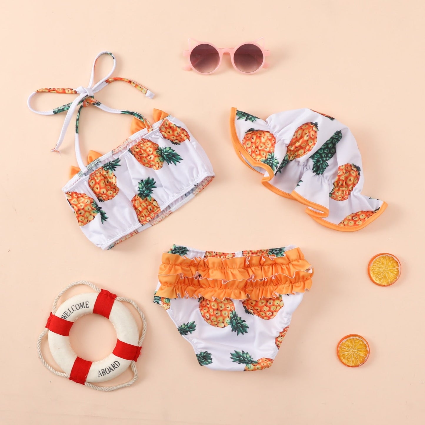 Conjunto 3 piezas Verano Bebé 