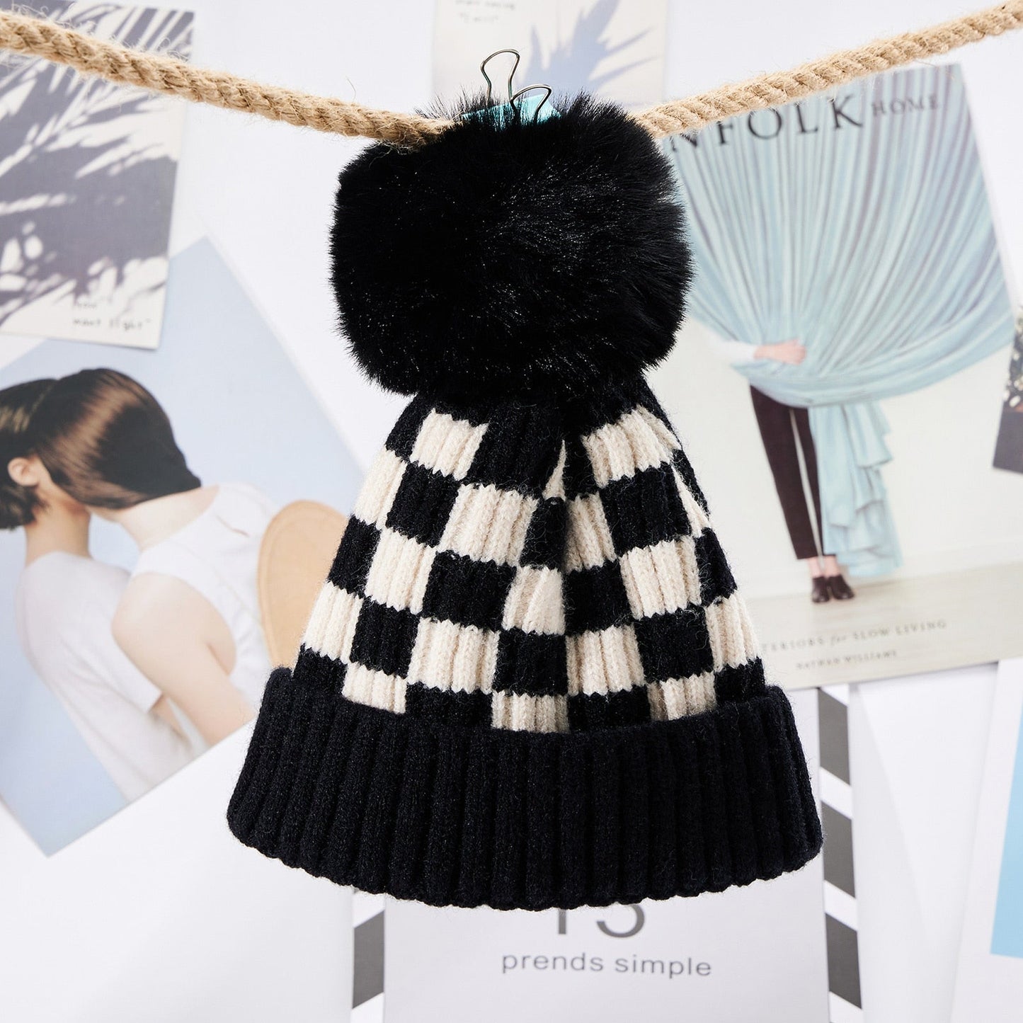 Gorra de ajedrez para niños