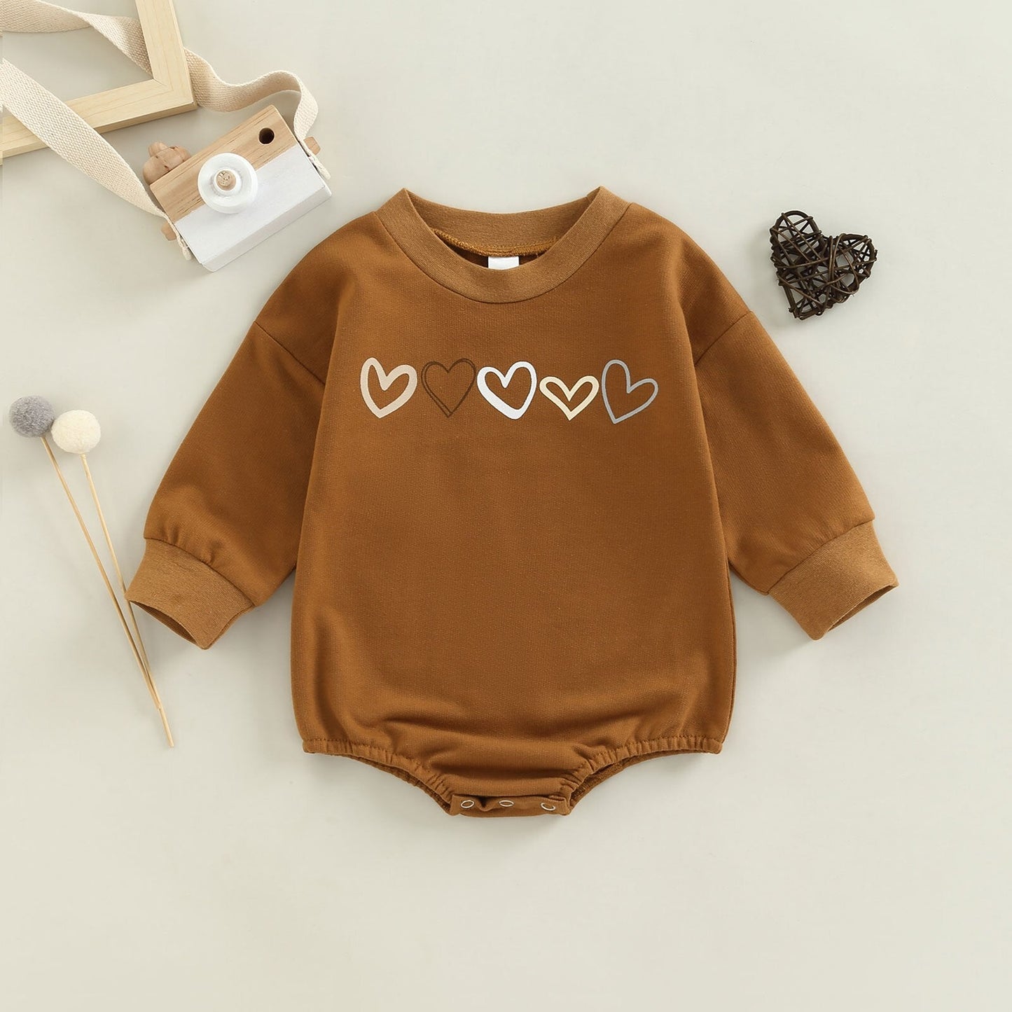 Body infantil Corazones