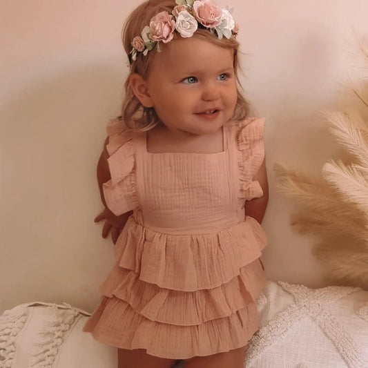 Body infantil con volantes