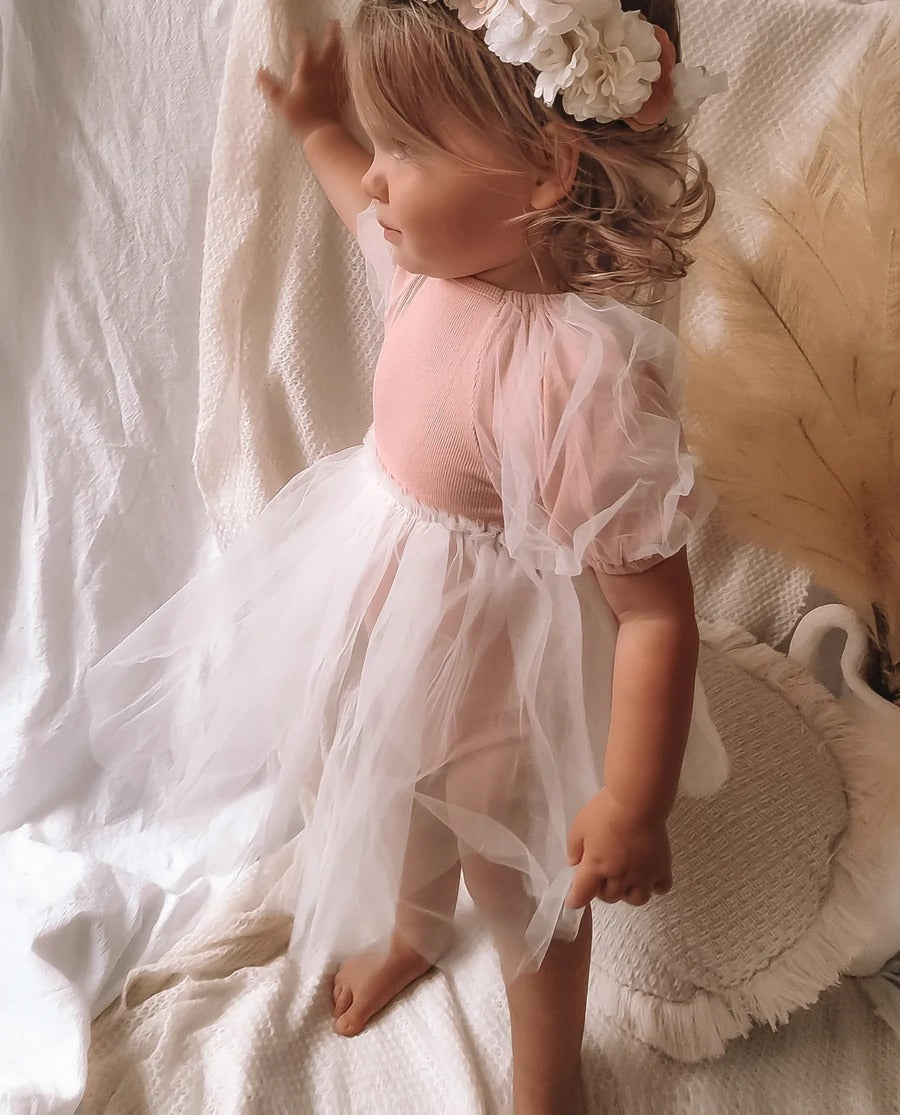Vestido de tul para bebé