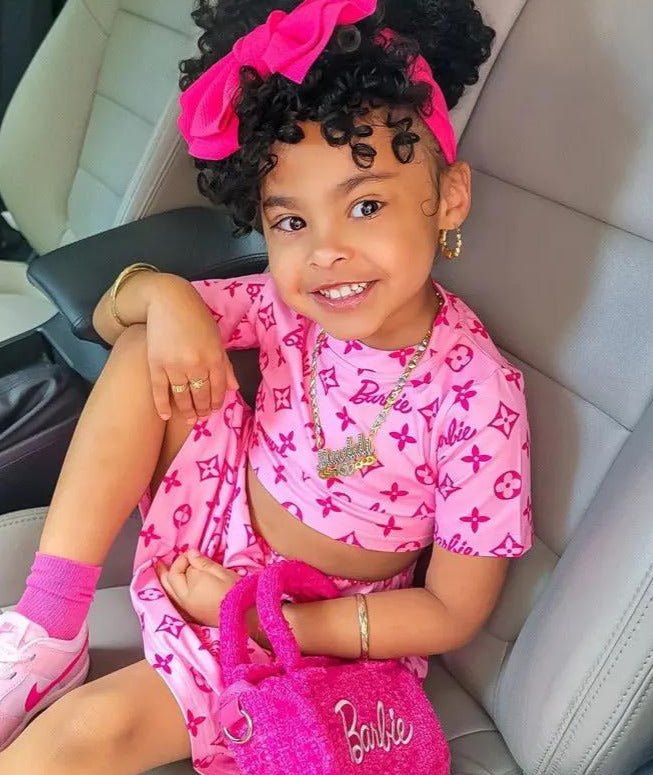 Conjunto infantil Barbie Sainha 