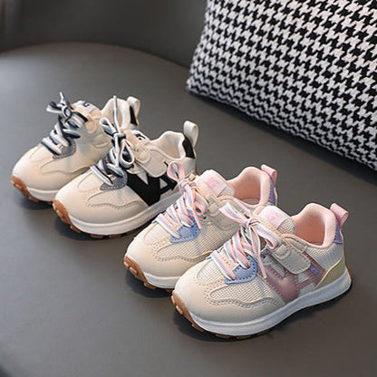 Zapatillas deportivas para niños MG con velcro y cordones 