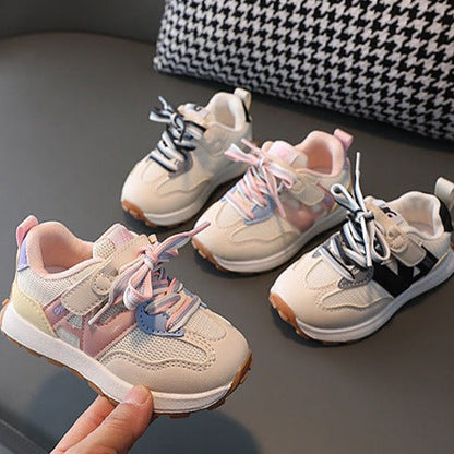 Zapatillas deportivas para niños MG con velcro y cordones 