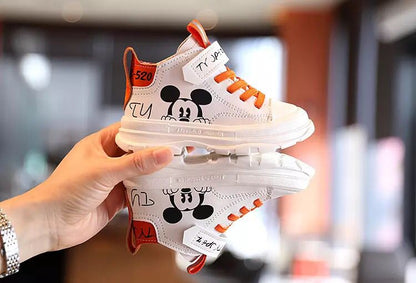 Zapatillas de Mickey Mouse para otoño e invierno/Zapatillas para niñas y niños/Zapatillas deportivas de tenis 