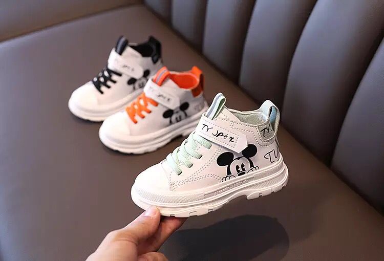 Zapatillas de Mickey Mouse para otoño e invierno/Zapatillas para niñas y niños/Zapatillas deportivas de tenis 