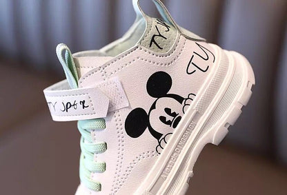 Zapatillas de Mickey Mouse para otoño e invierno/Zapatillas para niñas y niños/Zapatillas deportivas de tenis 