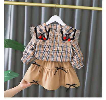 Conjunto de falda con cerezas Bulberry 